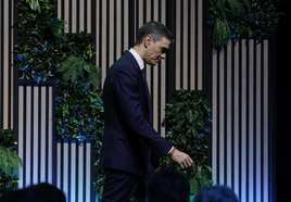 El presidente del Gobierno, Pedro Sánchez