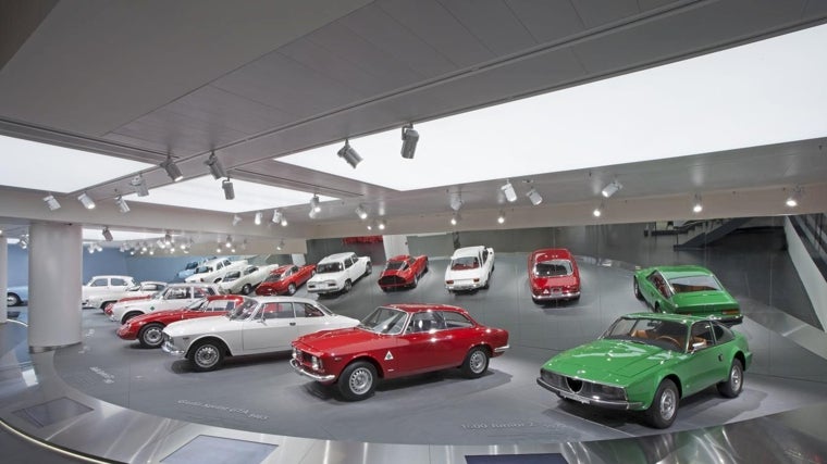 El Alfa Romeo 1900 Super Sprint de 1956 suele estar expuesto en el Museo Histórico de Arese