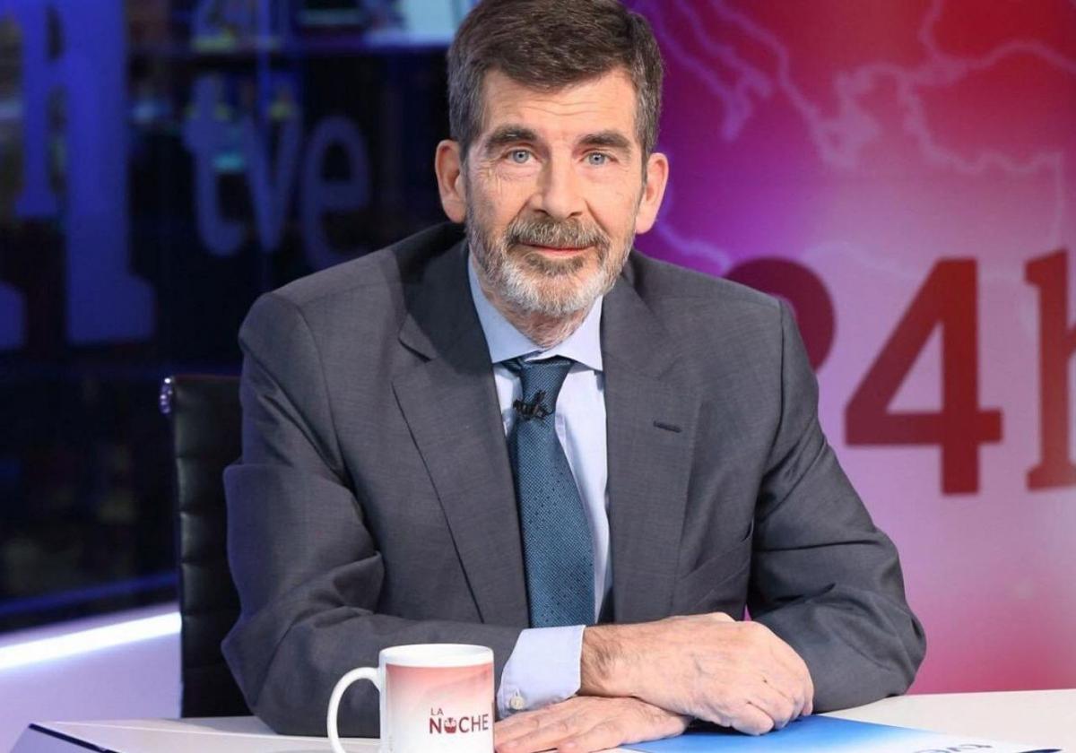 José Enrique Serrano, en un programa de televisión.