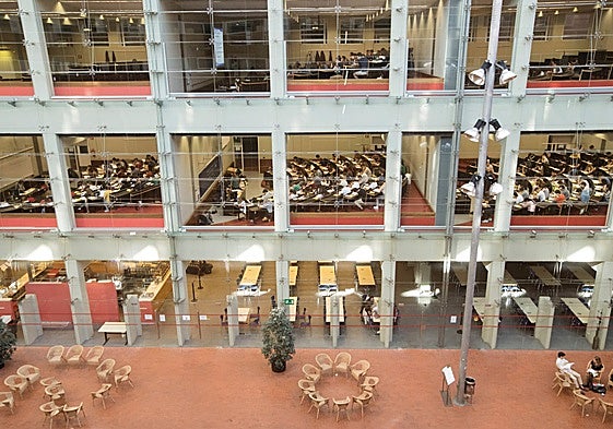 Uno de los aularios de la Universidad Pompeu Fabra de Barcelona.