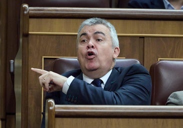 Santos Cerdán, este jueves en el Congreso