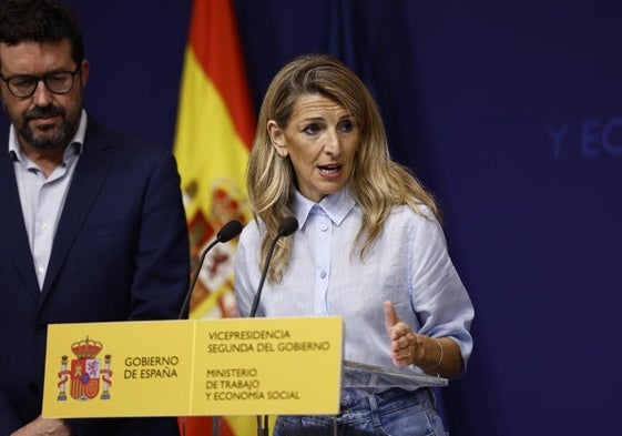 La vicepresidenta segunda, Yolanda Díaz.