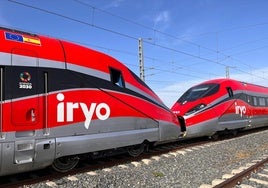 Trenes de Iryo en circulación.