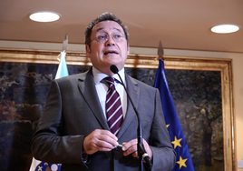 Álvaro García Ortiz en el Pazo de Mariñán de A Coruña
