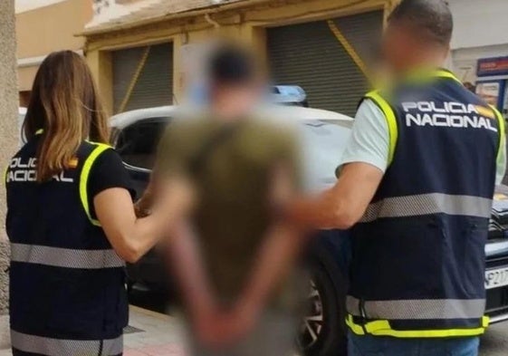 Imágenes de la detención del presunto agresor sexual.