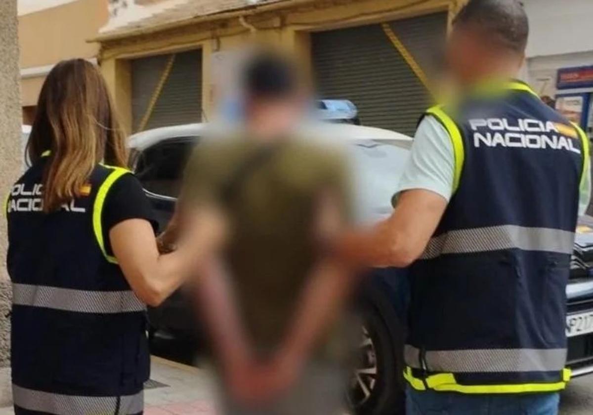 Imágenes de la detención del presunto agresor sexual.