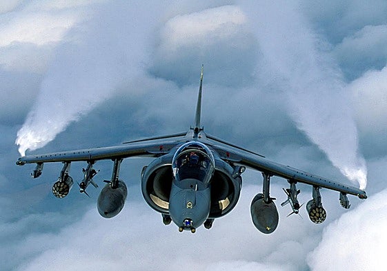 Avión de combate del ejército británico.