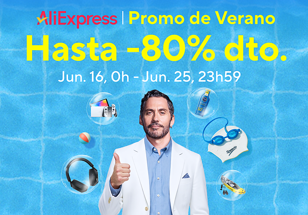 No te pierdas la promoción Summer Sale de AliExpress ¡¡con descuentos de hasta el 80%!!