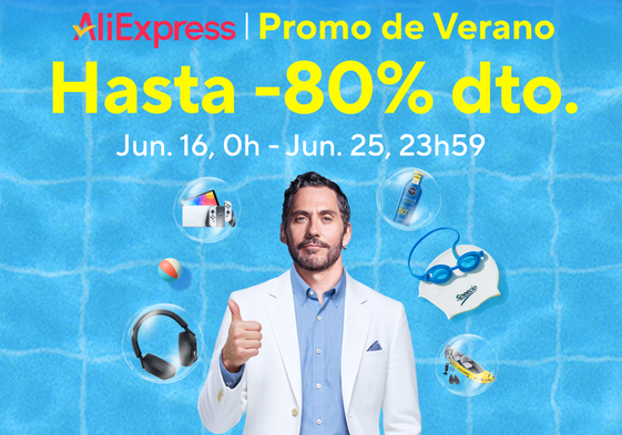 No te pierdas la promoción Summer Sale de AliExpress ¡¡con descuentos de hasta el 80%!!