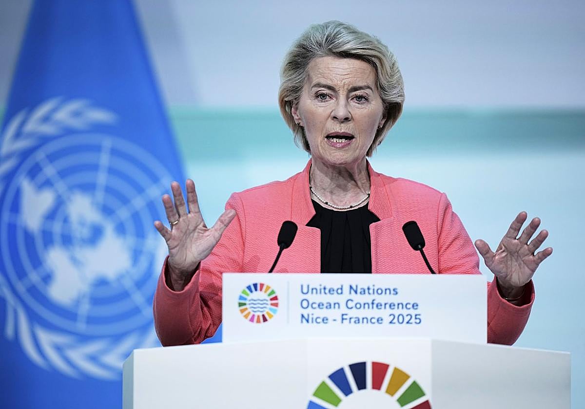 Ursula von der Leyen, presidenta de la Comisión Europea.
