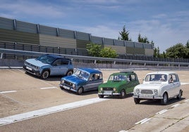 Pasado y presente de Renault 4 se encuentran en el centro de I+D+i de Valladolid