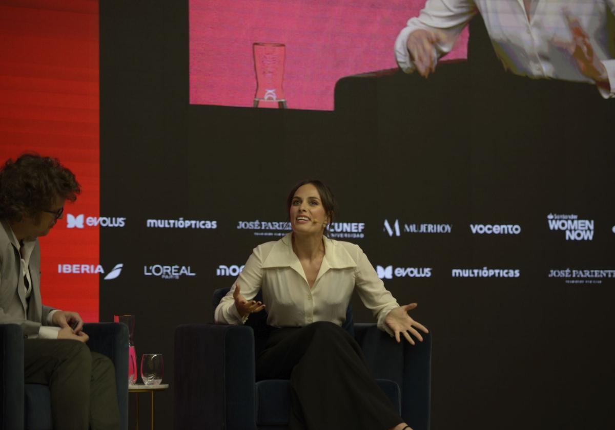 Sophie Auster during her intervention.