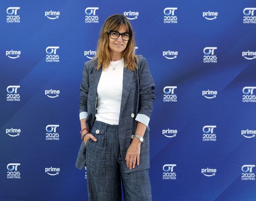 Noemí Galera en el 'casting' de Barcelona.