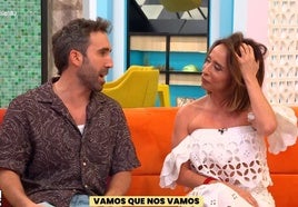 Aitor Albizua y María Patiño, en el último programa de 'La familia de la tele'.