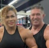 Zunilda y Jarred en el gimnasio, una imagen difundida por la familia durante la búsqueda