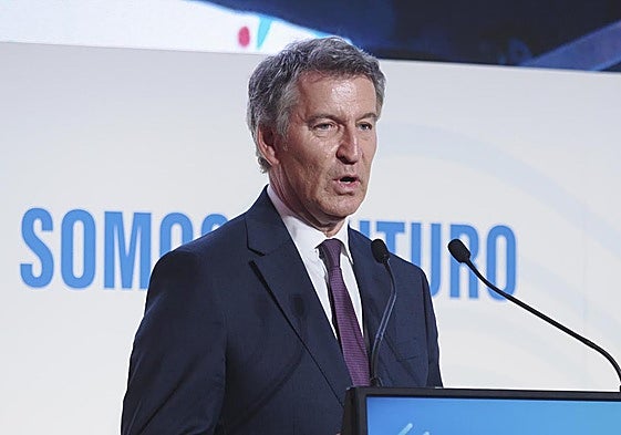 El líder del Partido Popular, Alberto Núñez Feijóo.