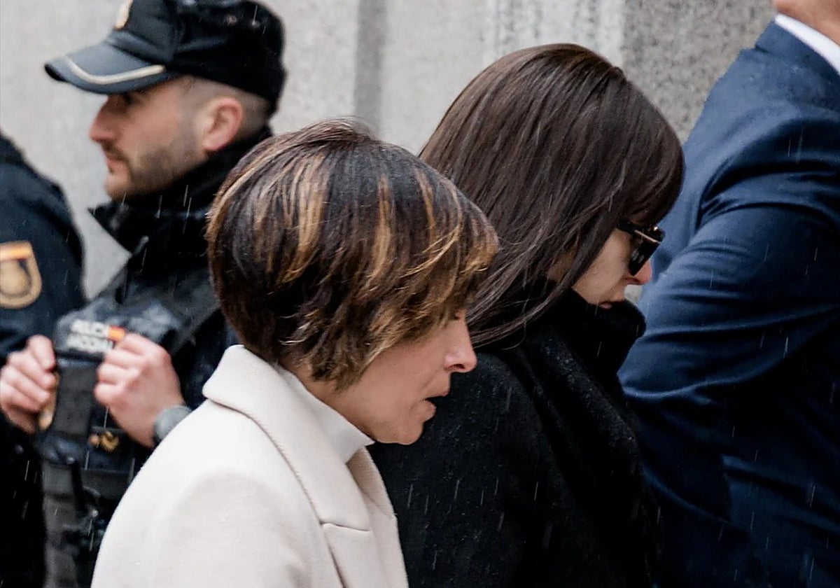 Jéssica Rodríguez, exnovia de José Luis Ábalos, en su comparencia ante el Supremo