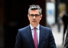 El ministro de la Presidencia, Justicia y Relaciones con las Cortes, Félix Bolaños, en el Congreso.