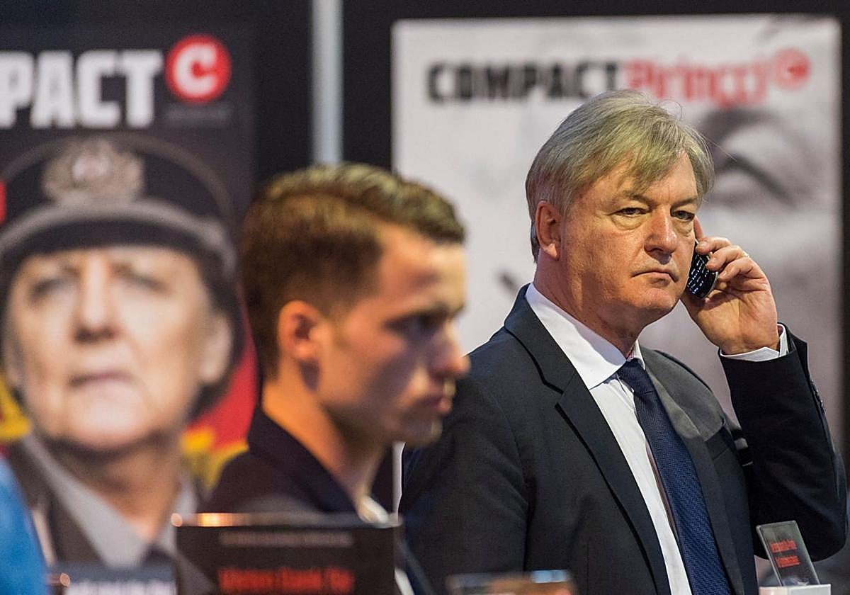 El periodista alemán y activista político ultra Jürgen Elsässer es el principal editor de la revista 'Compact'.