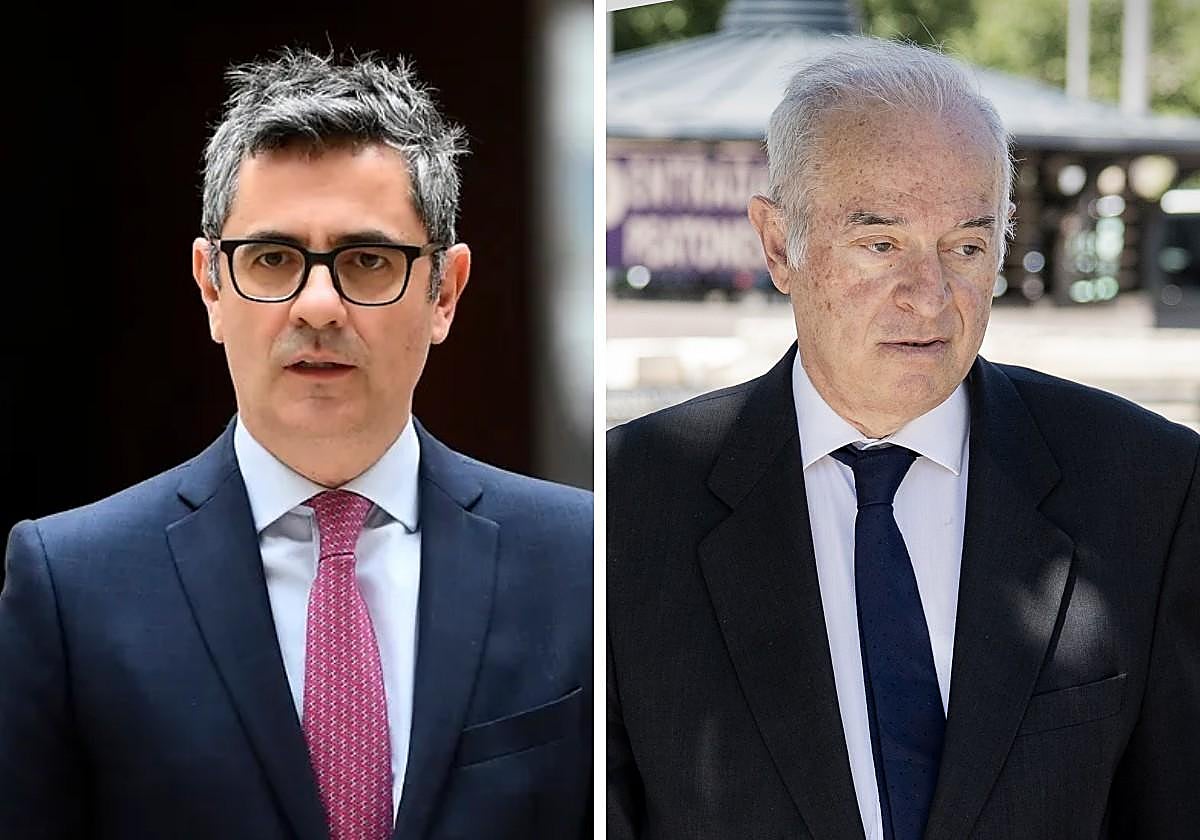 Félix Bolaños y el juez Peinado.