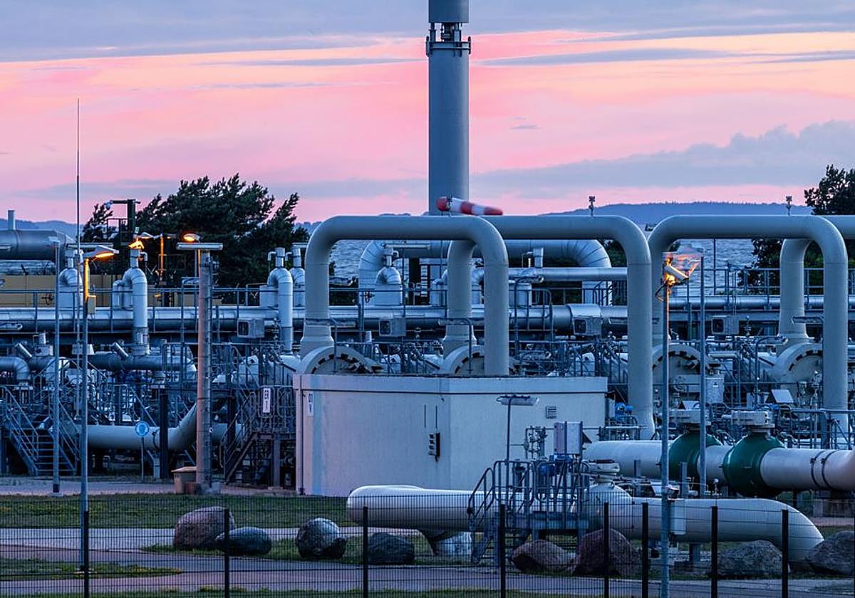 Planta gasística en la localidad alemana de Lubdin.