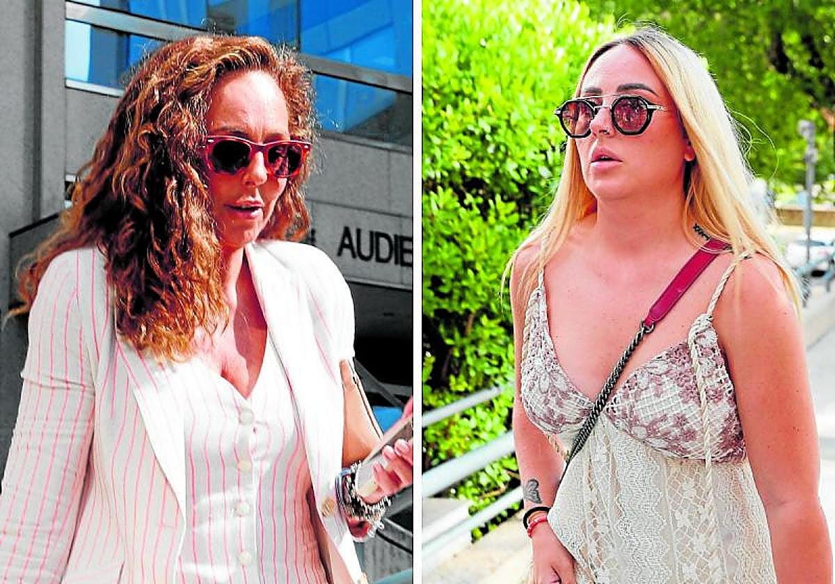 Rocío Carrasco y Rocío Flores.