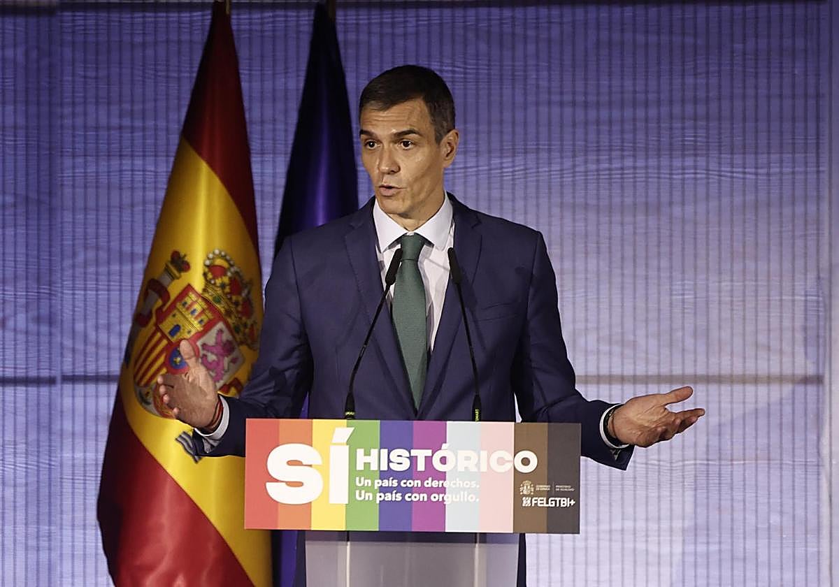 El presidente del Gobierno, Pedro Sánchez