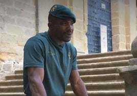 Jean Paul en la Academia de la Guardia Civil que en Baeza