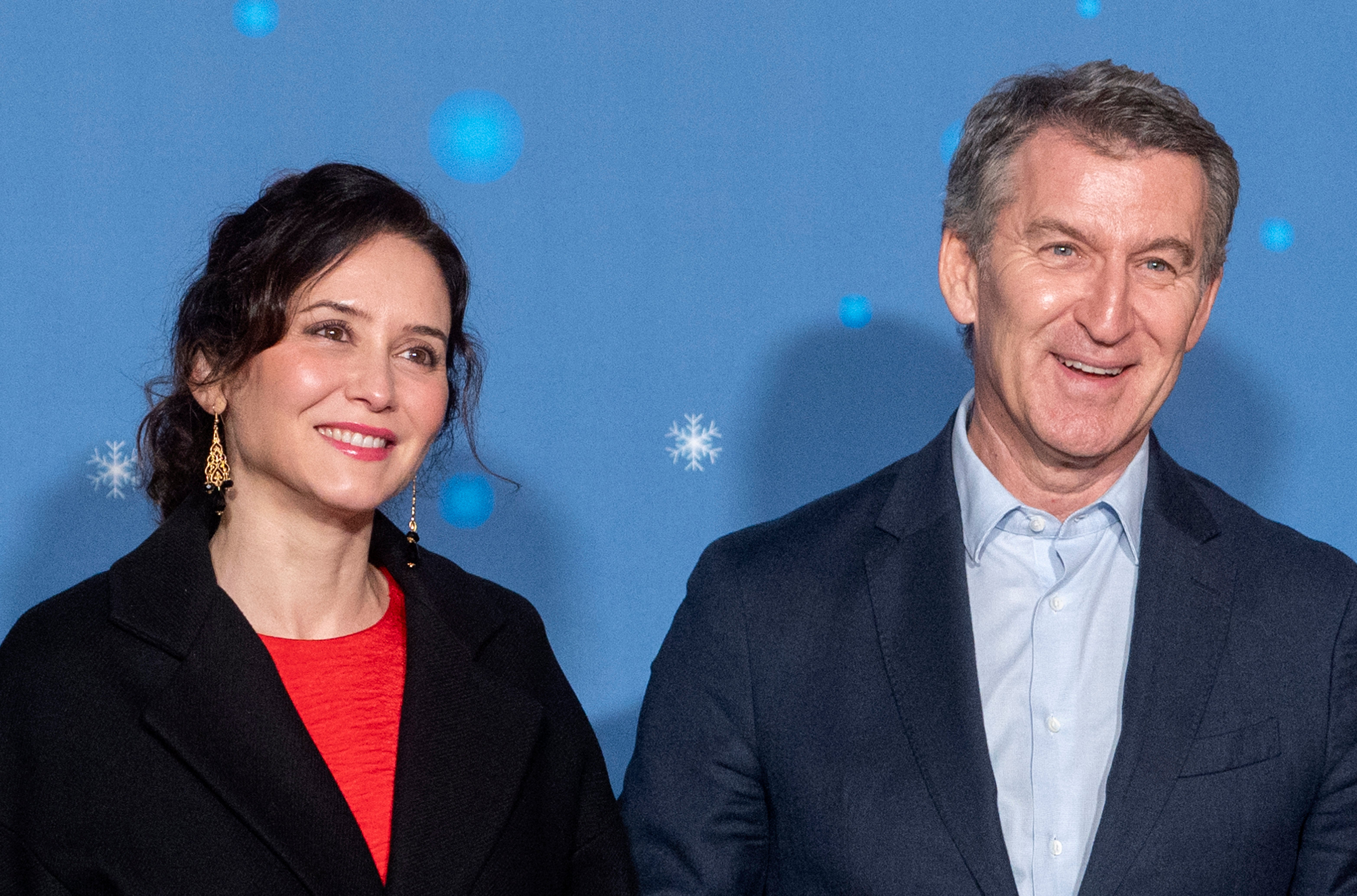 Ayuso y Feijóo en un acto el pasado diciembre.