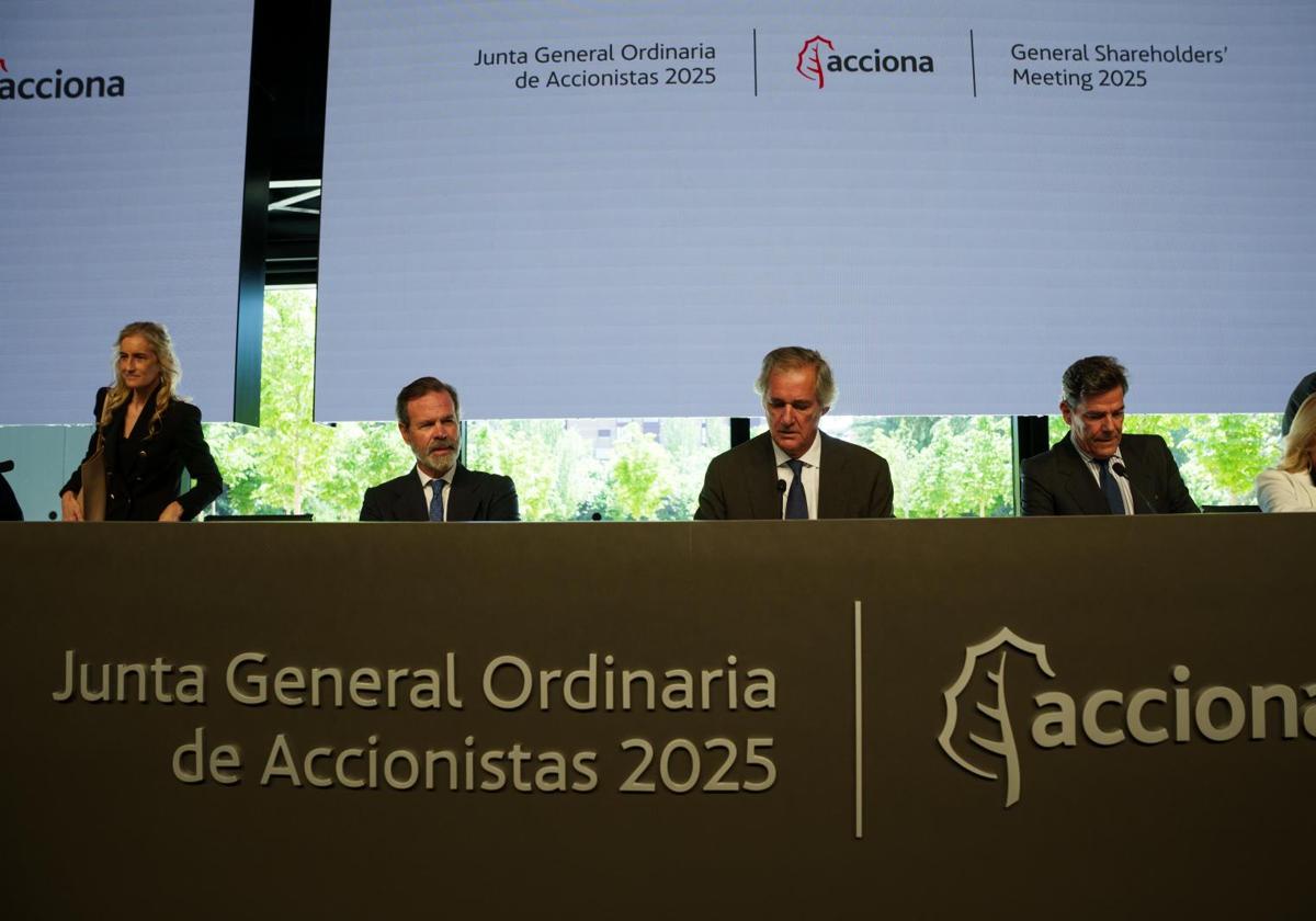Acciona repartirá a su accionistas un dividendo de 5,25...