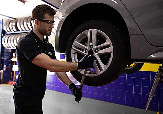 Cambio de neumáticos