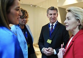 Feijóo conversa con Metsola, Von der Leyen y Dolors Monsterrat este jueves en Bruselas.