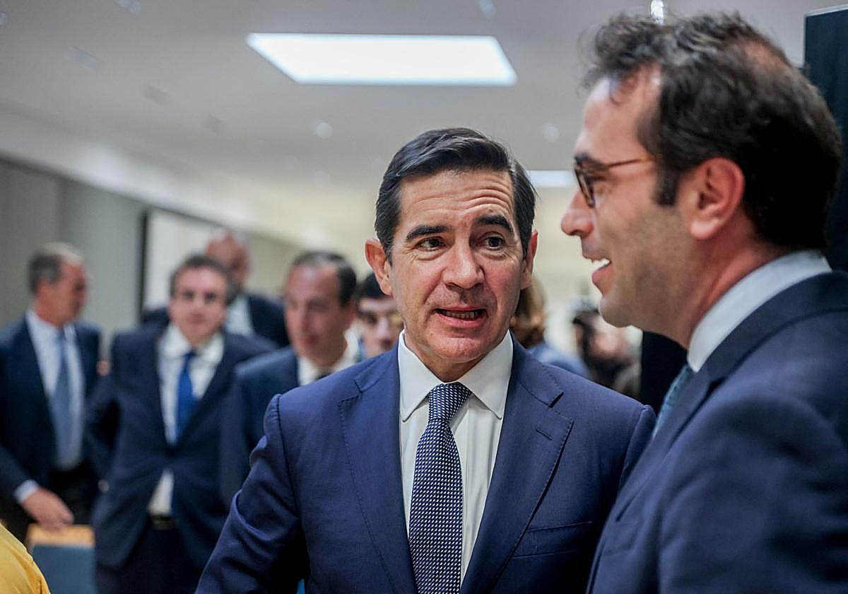 El presidente de BBVA, Carlos Torres.