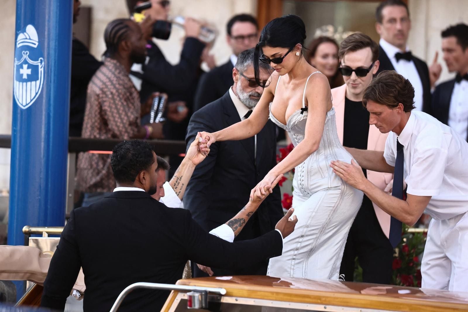 Kylie Jenner también ha asistido a la boda que reúne a magnates de todo el mundo 