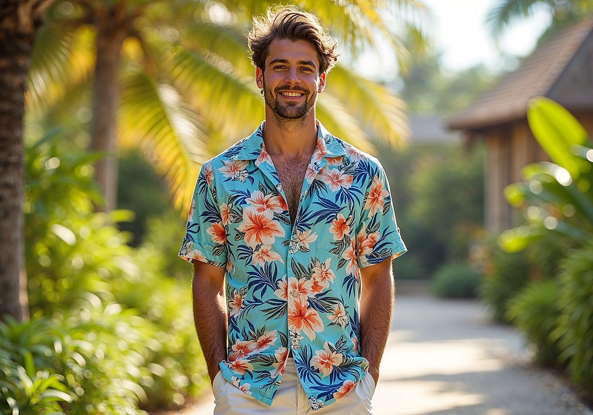 Pon un toque de color en tus looks con estas camisas hawaianas para hombre