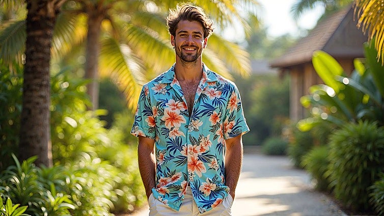 Pon un toque de color en tus looks con estas camisas hawaianas para hombre