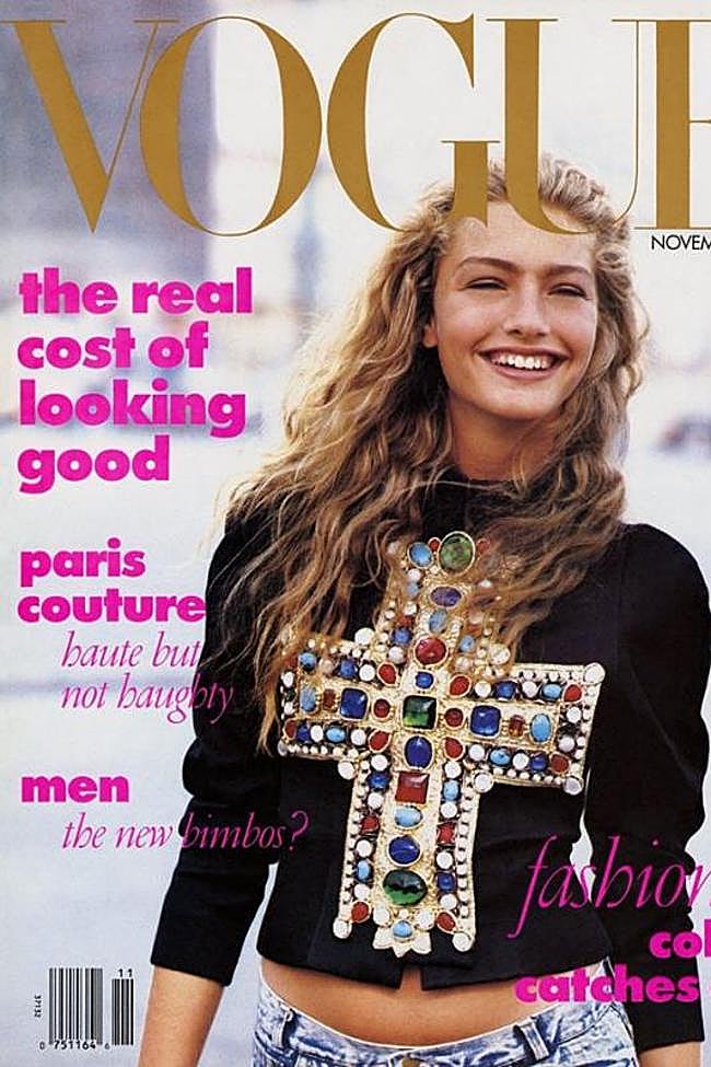 La primera portada de Vogue de Anna Wintour.