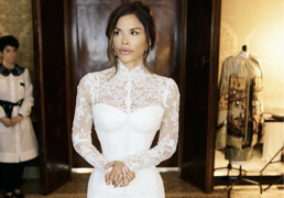 Analizamos el vestido de novia de Lauren Sanchez en su boda con Jeff Bezos: «Mucho lujo inspirado en Sophia Loren»