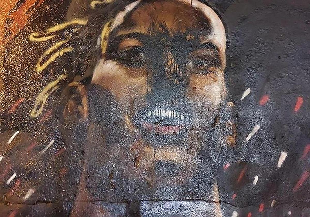 El mural vandalizado de Nico Williams