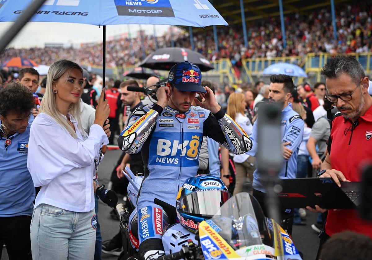 Álex Márquez, prior to the Assen race.