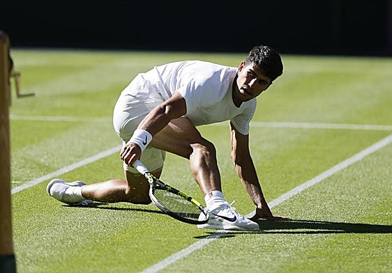 Así hemos narrado la complicada victoria de Alcaraz ante Fognini