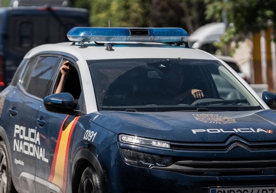 Coche de la Policía Nacional en Madrid