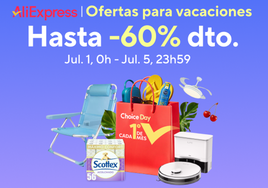 Ofertas para vacaciones: consigue hasta un 60% de descuento con el Choice Day de AliExpress