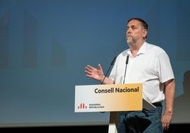 Oriol Junqueras, líder de ERC