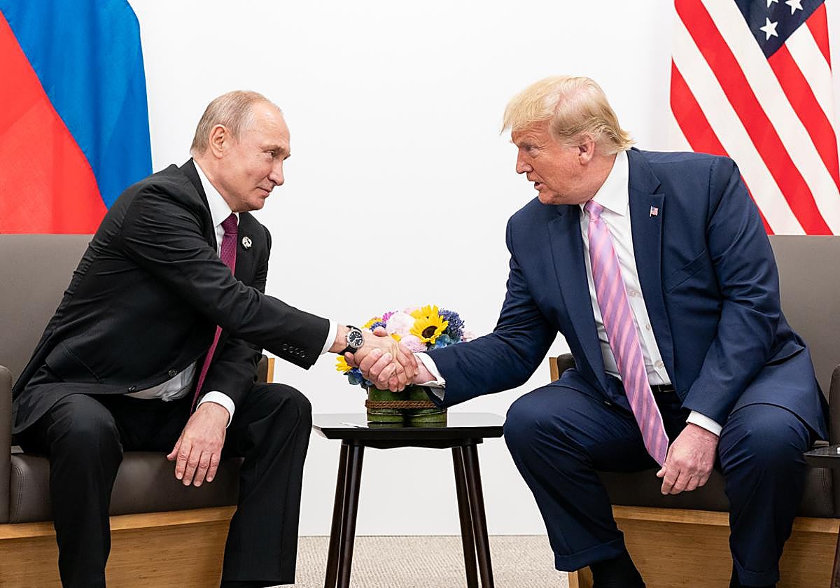 Vladímir Putin y Donald Trump en una imagen de archivo.