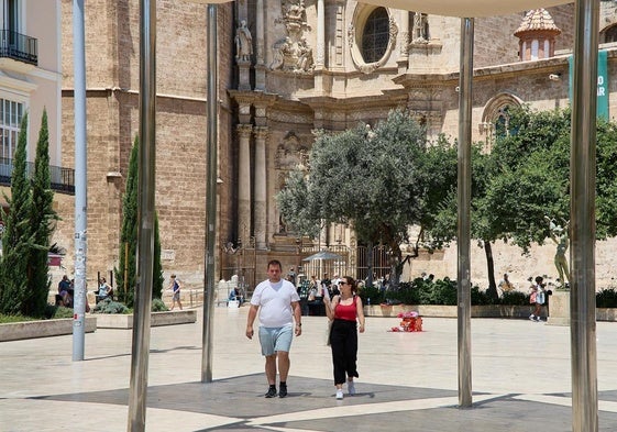 Un día de calor en la ciudad de Valencia
