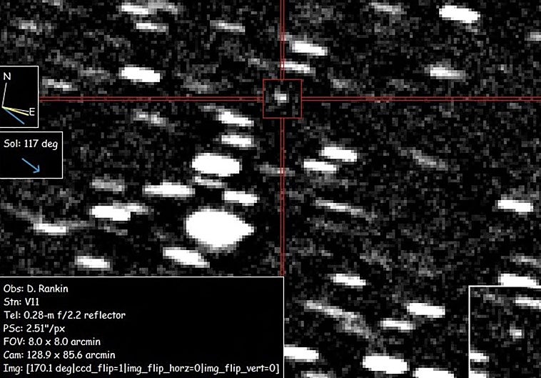 Detectan un gran objeto interestelar que atraviesa el Sistema Solar a gran velocidad