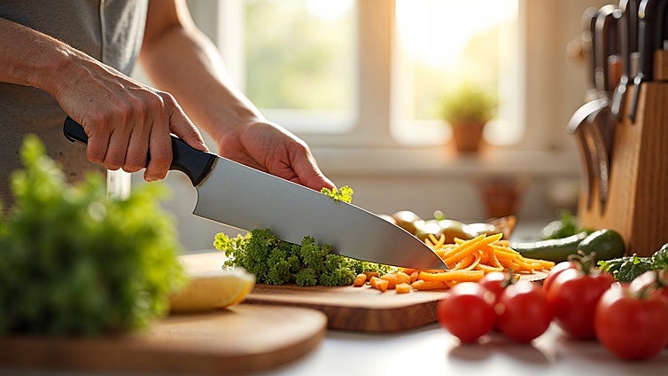 Descubre los cuchillos de cocina que usan los chefs profesionales
