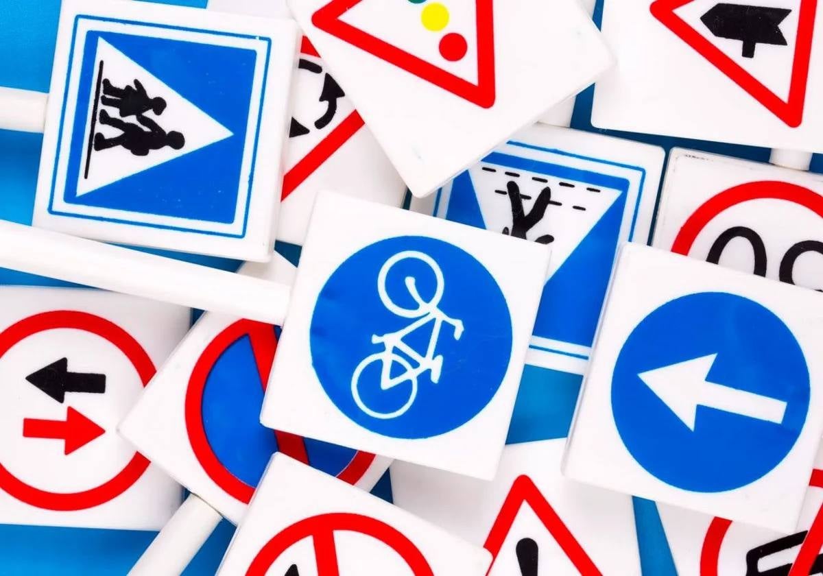 Changes in traffic signs