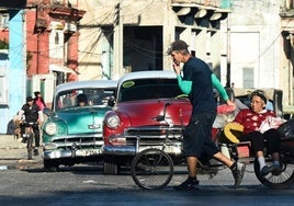 Una calle de La Habana.